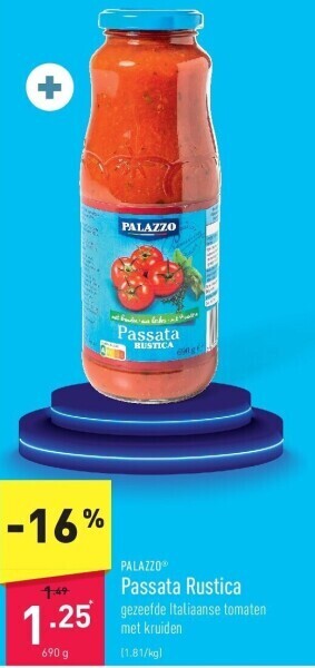 ALDI Passata rustica aanbieding