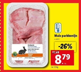 Lidl Mals parkkonijn aanbieding