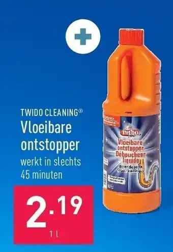 ALDI Vloeibare ontstopper aanbieding