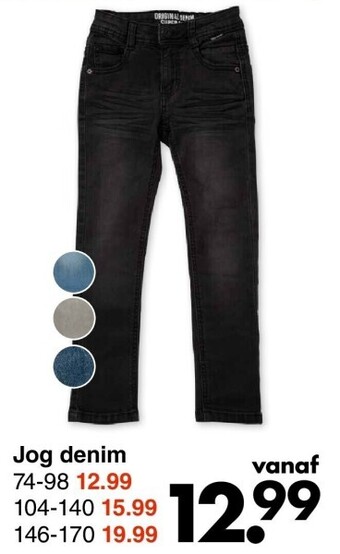 Wibra Jog denim aanbieding