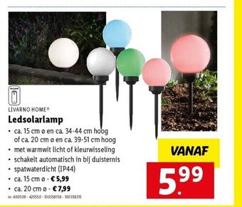 Lidl Ledsolarlamp aanbieding