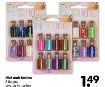 Mini craft bottles