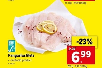 Lidl Pangasiusfilets aanbieding
