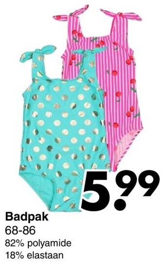 Wibra Badpak aanbieding