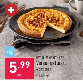 ALDI Verse rijsttaart aanbieding