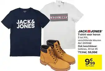 Carrefour Jack & jones tshirt voor heren aanbieding