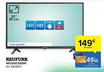 Carrefour Neufunk ledtv aanbieding