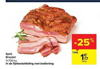 Carrefour Spek breydel aanbieding