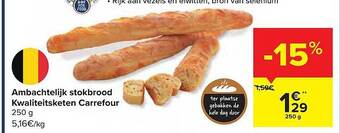 Carrefour Ambachtelijk stokbrood aanbieding