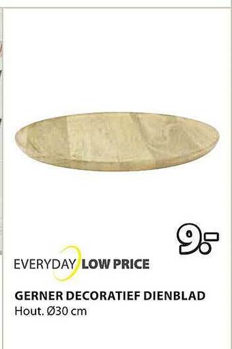 Jysk Gerner decoratief dienblad aanbieding
