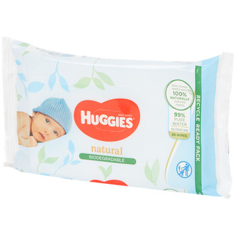 Action Huggies babydoekjes natural aanbieding