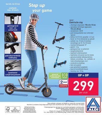 ALDI Envivo Elektrische step aanbieding