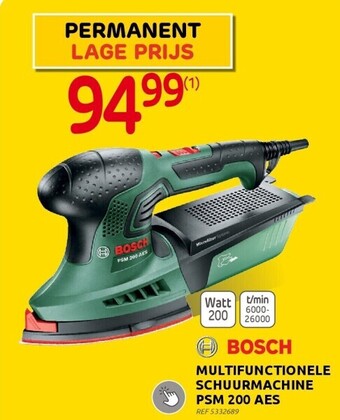 Brico Multifunctionele schuurmachine psm 200 aes aanbieding