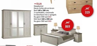 Weba Holmes commode 3 laden in eik fineer b 110 x d 45 x h 90 cm aanbieding