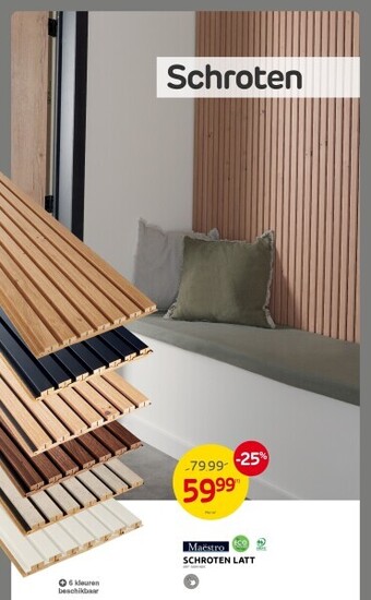 Brico Schroten latt aanbieding