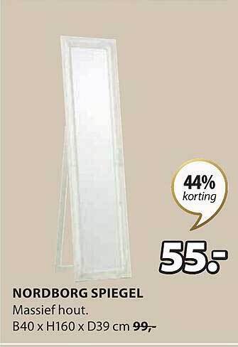 Jysk Nordborg spiegel aanbieding