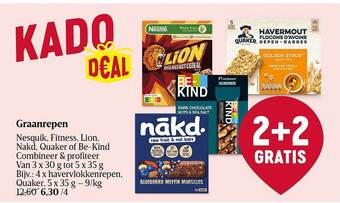 Delhaize Graanrepen aanbieding