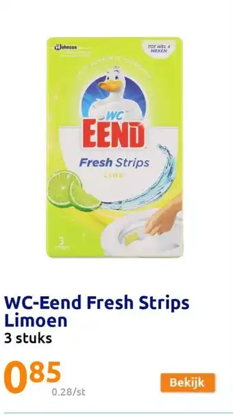Action WC Eend Fresh Strips Limoen 3 Stuks aanbieding