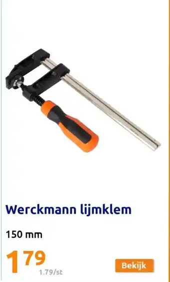 Action Werckmann Lijmklem 150 mm aanbieding