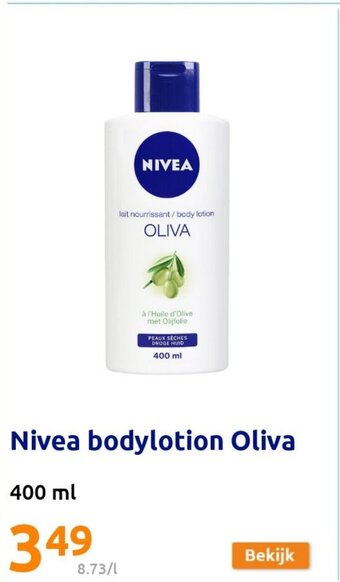 Action Nivea Bodylotion Oliva 400 ml aanbieding