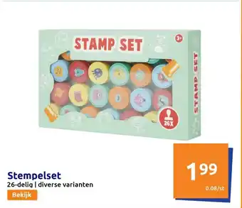 Action Stempelset 26-delig aanbieding