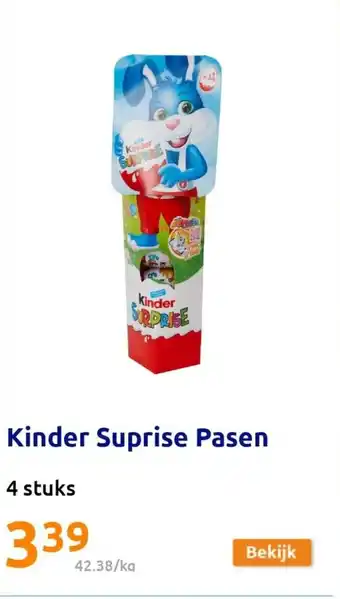 Action Kinder Suprise Pasen 4 stuks aanbieding