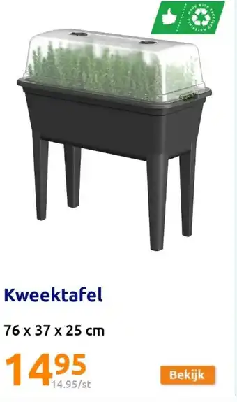 Action Kweektafel 76 x 37 x 25 cm aanbieding