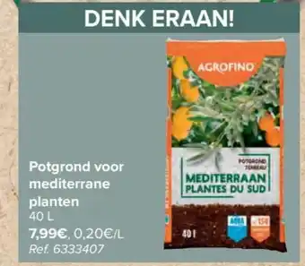 Carrefour Potgrond voor Mediterrane Planten 40L aanbieding