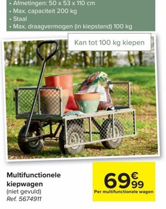 Multifunctionele Kiepwagen