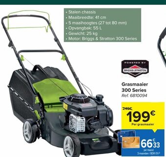 Carrefour Grasmaaier 300 Series aanbieding