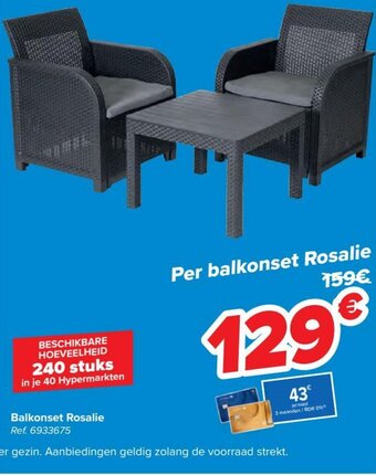 Balkonset Rosalie