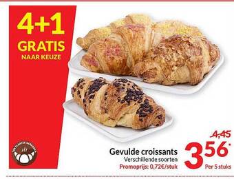 Intermarché Gevulde croissants aanbieding