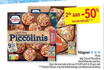 Intermarché Wagner pizza aanbieding