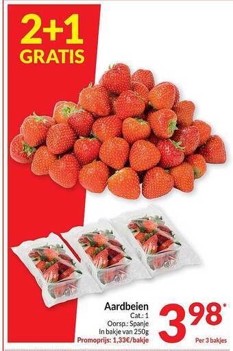 Intermarché Aardbeien aanbieding