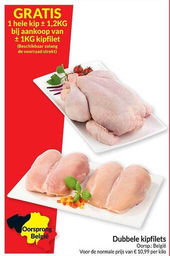Intermarché Dubbele kipfilets aanbieding