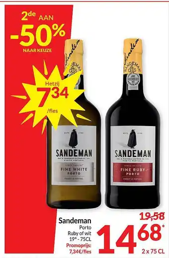 Intermarché Sandeman porto aanbieding
