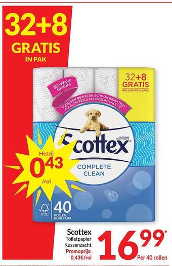 Intermarché Scottex toiletpapier aanbieding