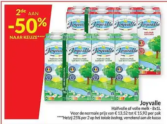 Joyvalle halfvolle of volle melk