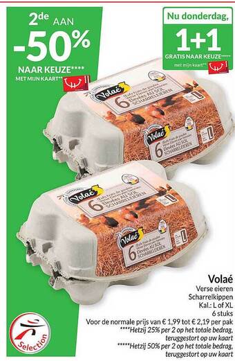 Intermarché Volaé verse eieren scharrelkippen aanbieding