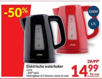 Intermarché Elektrische waterkoker livoo aanbieding