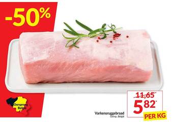 Intermarché Varkensruggebraad aanbieding