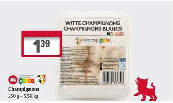 Delhaize Champignons aanbieding