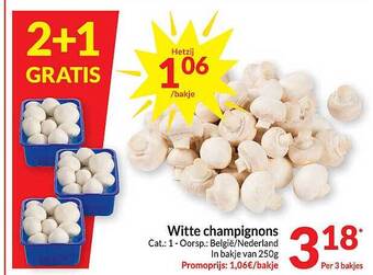 Intermarché Witte champignons aanbieding