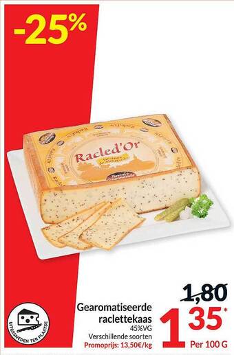 Intermarché Gearomatiseerde raclettekaas aanbieding