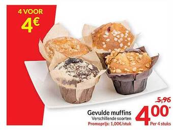Intermarché Gevulde muffins aanbieding