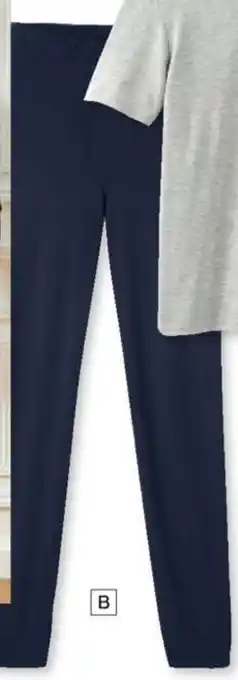Klassiek tricot lange onderbroek marine 49405