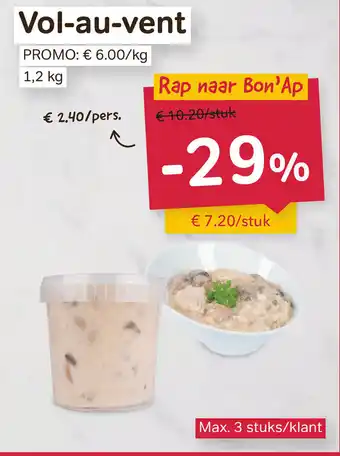 Bon Ap Vol-au-vent per stuk aanbieding