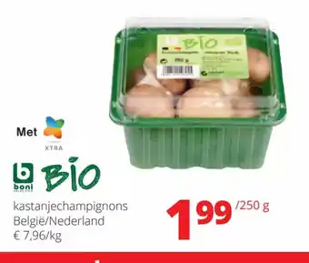 Met boni bio kastanjechampignons belgie 250g
