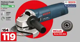 Mr Bricolage Bosch Meuleuse d'angle GWS1100 aanbieding