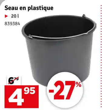 Seau en plastique 20L